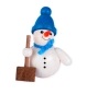 Preview: Bastelsatz Schneemann mit Schaufel blau