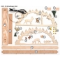 Preview: Bastelset LED-Schwibbogen Wald