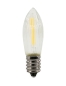 Preview: LED-Filament Spitz-/Riffelkerze 10V-55V/0,1-0,3W - E10