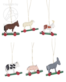 Behang Haustiere auf Rädern (6)
