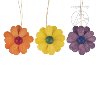 Behang Blüten farbig (6)