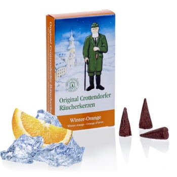 Crottendorfer Räucherkerzen Winter-Orange 
