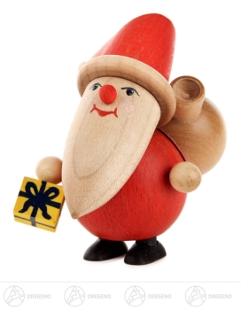 Weihnachtsmann mit Päckchen