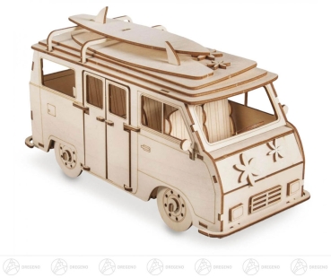 Holzbausatz 3D Campingbus