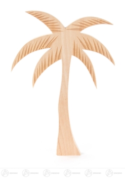 Palme flach geschnitzt 15 cm