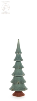 Massivholzbaum grün 12,5 cm