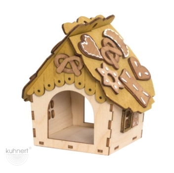 Bastelsatz Vogelfutterhaus mit Lebkuchen