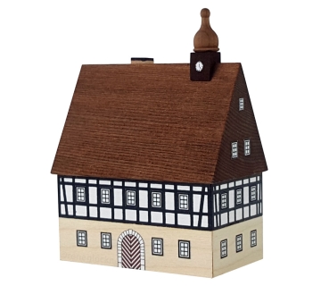 Lichterhaus Dorfschule zweistöckig mit Dachreiter
