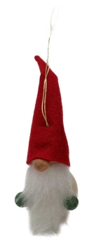 Baumbehang Wichtel mit roter Mütze