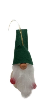 Baumbehang Wichtel mit grüner Mütze