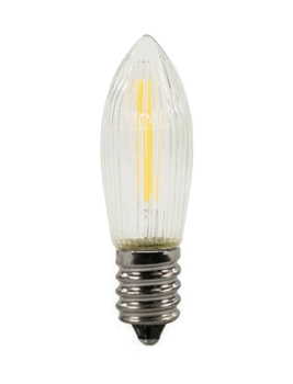 LED-Filament Spitz-/Riffelkerze 10V-55V/0,1-0,3W - E10