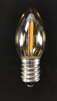 LED-Filament Kerzenlampe 230V/0,5W - E14
