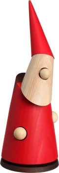 Räucherfigur Weihnachtsmann farbig 22 cm