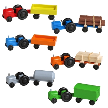 Miniatur-Traktor farbig sortiert (6)