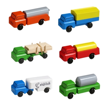 Miniatur-Lastauto farbig sortiert (6)