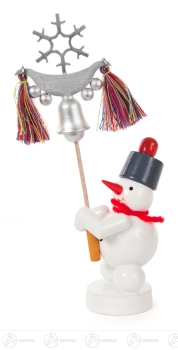 Schneemann mit Schellenbaum