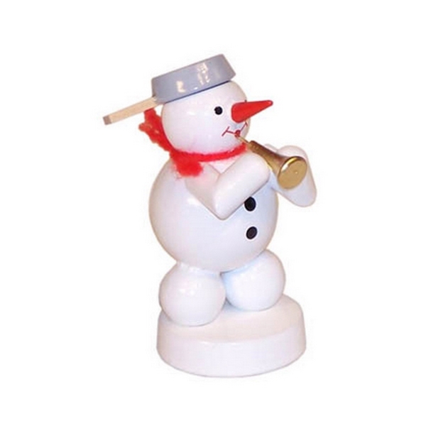 Schneemannmusikant mit Fanfare