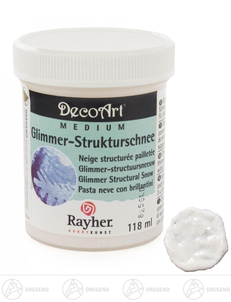 Strukturschnee glimmer