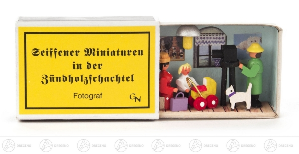 Zündholzschachtel Fotograf