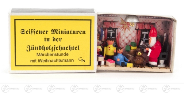 Zündholzschachtel Märchenstunde/Weihnachtsmann