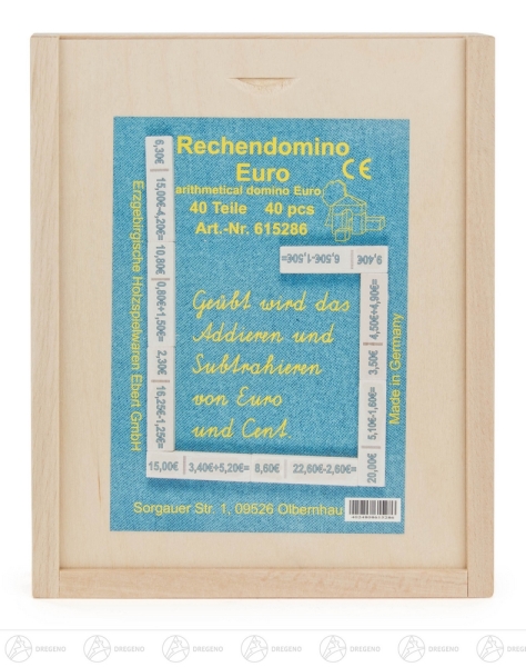 Rechendomino Euro 40 Teile