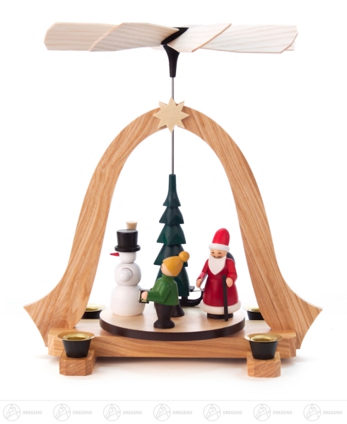 Pyramide Weihnachtszeit farbig