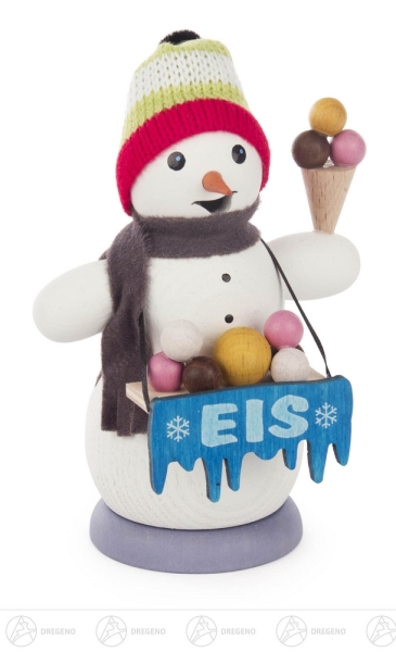 Räucherschneemann Eisverkäufer