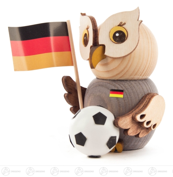 Mini-Eule mit Fußball