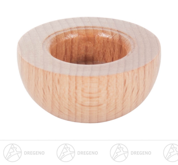 Holztülle für Ø 17 mm Kerzen