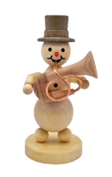 Schneemannmusikant "Basstrompete"