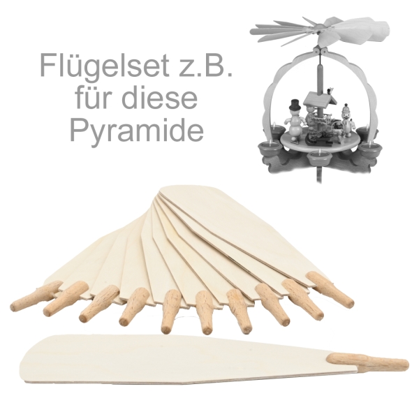 Flügelset für Junior-Pyramiden Nr. 3 + 4 + 10T