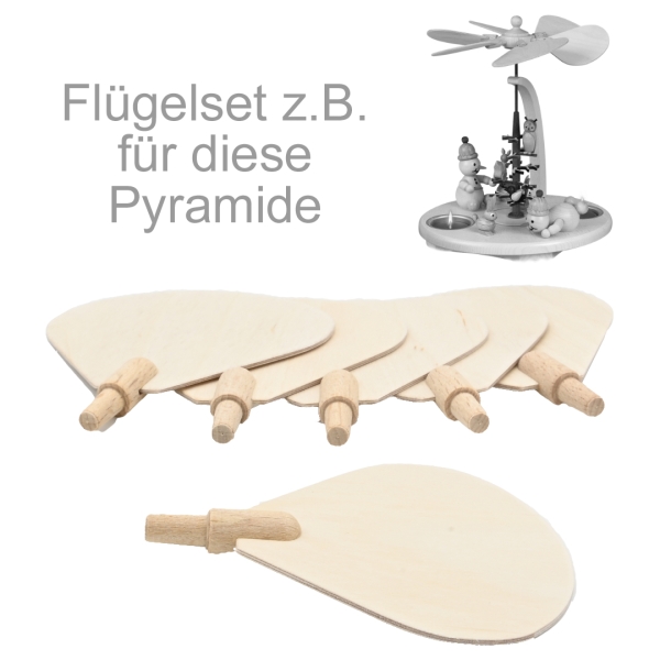 Flügelset für Junior-Pyramiden Nr. 7 und 8