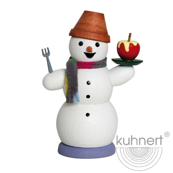 Räucherschneemann mit Bratapfel