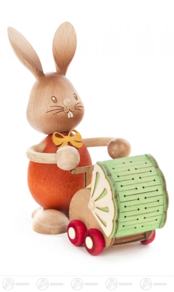 Hase "Stupsi" mit Kinderwagen