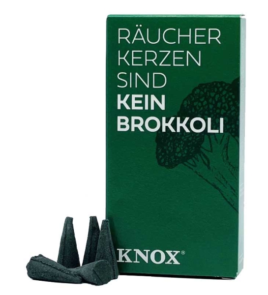 KNOX-Räucherkerzen "sind kein Brokkoli" (Cannabis)