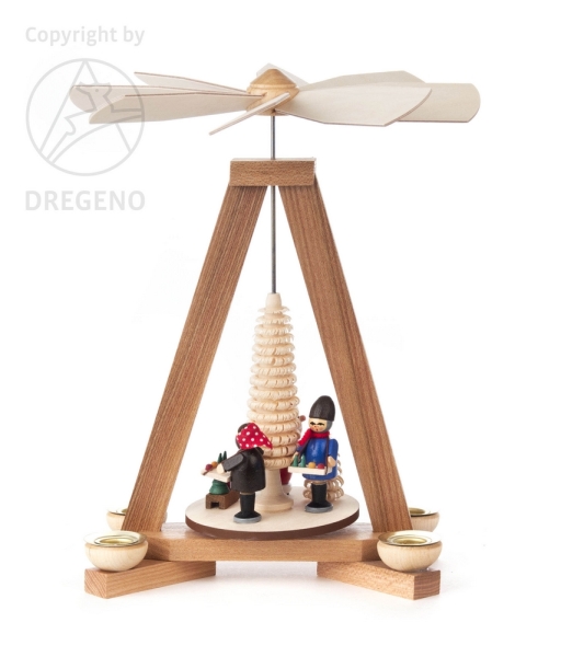 Pyramide Weihnachtsmann/Striezelkinder