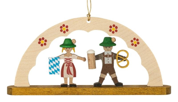 Behang Schwibbogen Oktoberfestbesucher