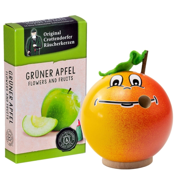 Räucherfigur Apfel (Freche Früchtchen)