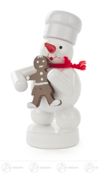 Bäcker-Schneemann mit Pfefferkuchen-Frau